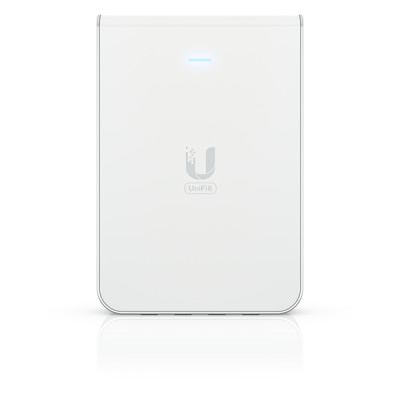 UbiQuiti Access Point UniFi 6 In-Wall WiFi 6 PoE+ U6-IW - Access Point - WLAN 0,57 Gbps - 4-Port - Power over Ethernet - Kabellos - Bluetooth - RJ-45 - Innenbereich