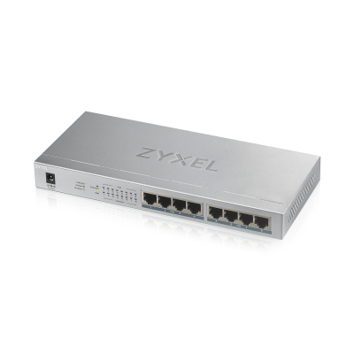 ZyXEL GS1008HP - Unmanaged - Gigabit Ethernet (10/100/1000) - Power over Ethernet (PoE) 8 x RJ-45 10/100/1000 - PoE - 240 x 105 x 26 mm - 610g