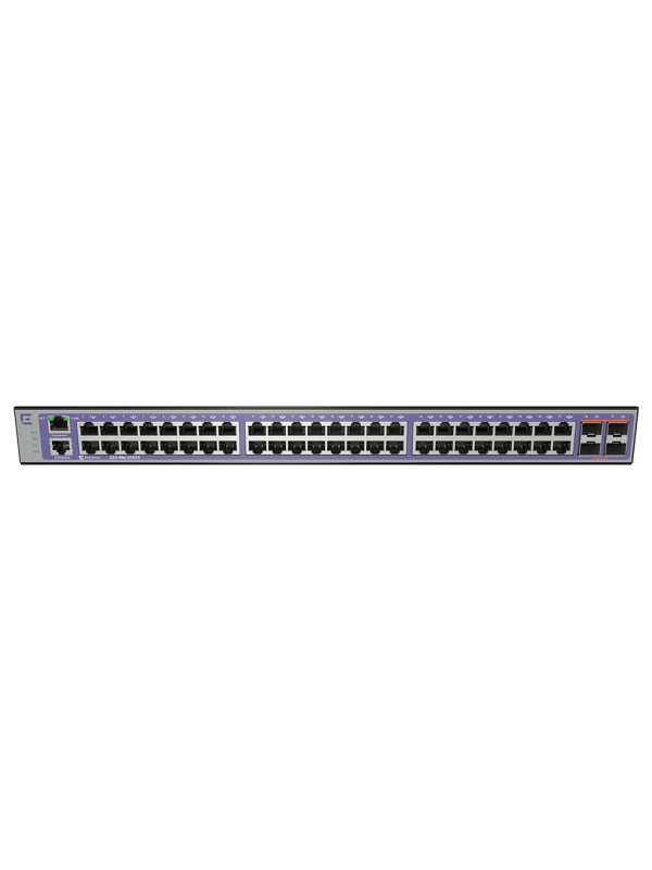 Extreme Networks 220-48P-10GE4 - Managed - L2/L3 - Gigabit Ethernet (10/100/1000) - Power over Ethernet (PoE) - Rack-Einbau - 1U Series 48 port 10/100/1000BASE-T PoE+ (370W) - 4 10GbE unpopulated SFP+ ports (2 LRM Capable) - 1 Fixed AC PSU - 1 RPS port -