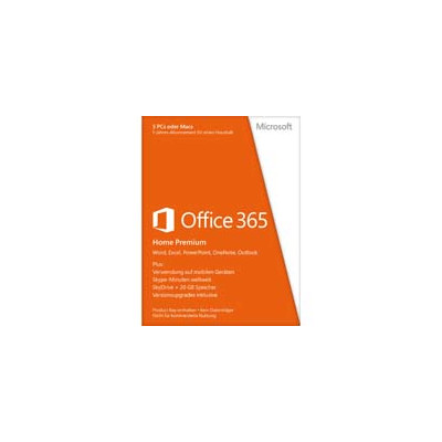 Microsoft Office 365 Home Premium - 6 Lizenz(en) - 1 Jahr(e) - Eurozone - Mehrsprachig - Elektronischer Software-Download (ESD) Büro-Anwendungen - Multilingual - Elektronisch/Lizenzschlüssel - Nur Lizenz - Android - Retail - Vollversion - 1 Jahre