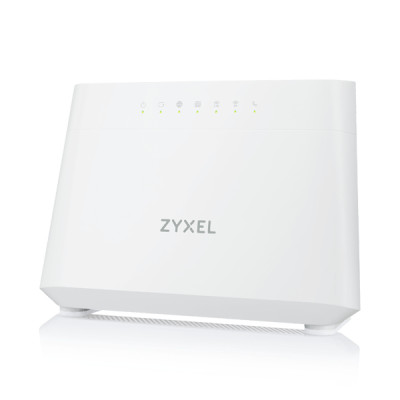 ZyXEL DX3301-T0 - Wi-Fi 6 (802.11ax) - Dual-Band (2,4 GHz/5 GHz) - Eingebauter Ethernet-Anschluss - ADSL - Weiß - Tabletop-Router Wireless AX1800 VDSL2 Gigabit IAD - USB - 2 x POTS FXS