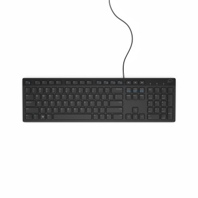 Dell KB216 - Tastatur - USB German QWERTZ - Schwarz - für Inspiron 17 5759 - 3459 - 5559; Latitude 3150 - 3550 - E5450 - E5550 - E7250 - E7450; Vostro 3905