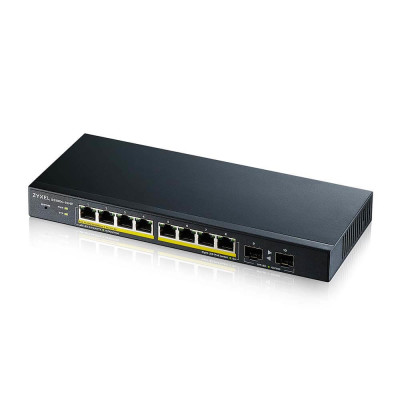 ZyXEL GS1900-10HP - Switch - Smart - Switch - 1 Gbps 8-Port - ICMP - RMON - SNMP - Power over Ethernet - RJ-45 - Managed - Rack-Modul - 3 HE