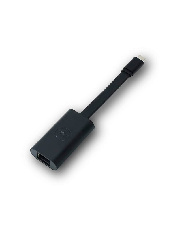 DELL Adapter- USB-C an Ethernet (PXE Boot). Anschluss 1: Gigabit Ethernet, Anschluss 2: USB Typ-C. Schwarz Dell Sub-Distributor Schweiz