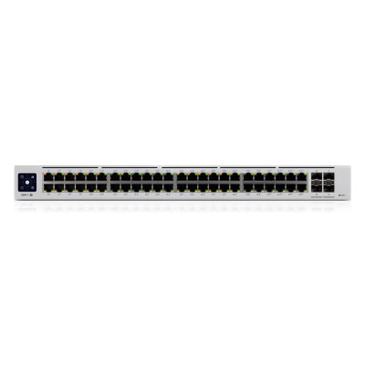 UbiQuiti UniFi Switch Gen2 48 Port 600W PoE++ 4 SFP+ - Switch - Glasfaser (LWL) 1 Gbps - 48-Port - DHCP - Voll-Duplex - Power over Ethernet - RJ-45 - Managed - MDI Port-Erkennung - Aut. Erkennung - Rack-Modul - 1 HE