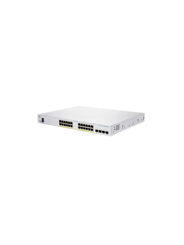 Cisco CBS250-24FP-4G-EU - Managed - L2/L3 - Gigabit Ethernet (10/100/1000) - Rack-Einbau Business 250 Switch - 24 10/100/1000 PoE+ ports with 370W power budget - 4 Gigabit SFP - EU
