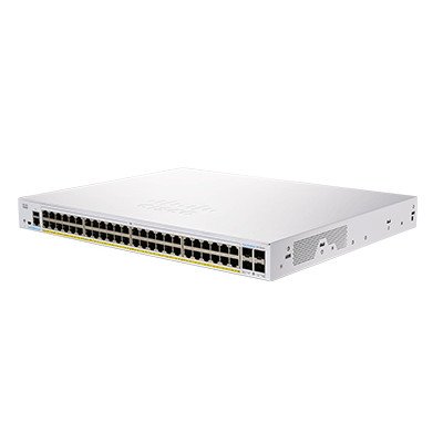 Cisco CBS350-48FP-4X-EU - Managed - L2/L3 - Gigabit Ethernet (10/100/1000) - Rack-Einbau Business 350 switch - 48 10/100/1000 PoE+ ports with 740W power budget - 4 10 Gigabit SFP+ - internal power - EU