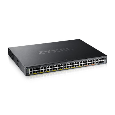 ZyXEL XGS2220-54FP - Managed - L3 - Gigabit Ethernet (10/100/1000) - Power over Ethernet (PoE) - Rack-Einbau GbE L3 Access Switch with 6 10G Uplink