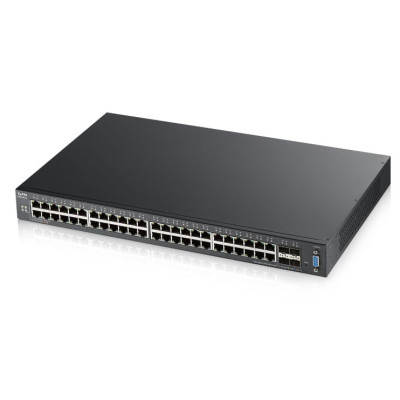 ZyXEL XGS2210-52 - Switch - verwaltet 48 x 10/100/1000 + 4 x 10 Gigabit SFP+ - an Rack montierbar