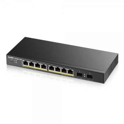 ZyXEL GS1900-8HP - Switch - Smart - 8 x 10/100/1000 PoE+ - Switch - 1 Gbps 8-Port - IPv6 - Voll-Duplex - Power over Ethernet - RJ-45 - Managed