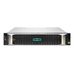 HPE MSA 2060, HDD+SSD, 5 kg, Rack (2U), Silber, Schwarz MSA 2060 SFF-Gehäuse mit (2) 16 Gb Fibre Channel-Controllern mit 4 Anschlüssen