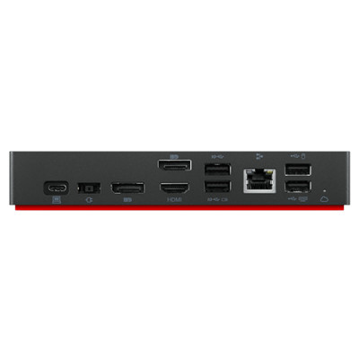 Lenovo ThinkPad USB-C Smart Dock. Verkabelungstechnologie: 10/100, Ethernet LAN Datentransferraten: 10,100,1000 Mbit/s, Schwarz. HDMI-Steckverbindertyp: Volle Größe, USB-Version: 2.0/3.2 Gen 1 (3.1 Gen 1)/3.2 Gen 2 (3.1 Gen 2). Breite: 171 mm, Tiefe: 80 m