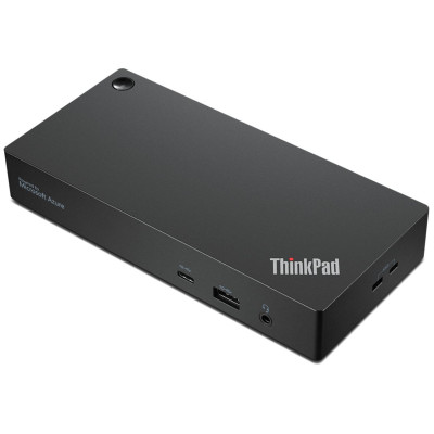 Lenovo ThinkPad Universal Thunderbolt 4 Smart Dock. Kabelgebunden, Thunderbolt 4, Kopfhörer-Anschluss: 3,5 mm. Schwarz, Datenübertragungsrate: 40 Gbit/s, Maximale Bildwiederholrate: 60 Hz. Energiequelle: Gleichstrom, Eingangsstrom: 6.75 A, Stromverbrauch