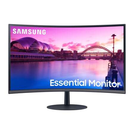 Samsung S27C390EAU. 68,6 cm (27 Zoll), Display-Auflösung: 1920 x 1080 Pixel,  Full HD,  LED, Reaktionszeit: 4 ms, Natives Seitenverhältnis: 16:9, Bildwinkel, horizontal: 178?, Bildwinkel, vertikal: 178?. Eingebaute Lautsprecher. VESA-Halterung. Schwarz