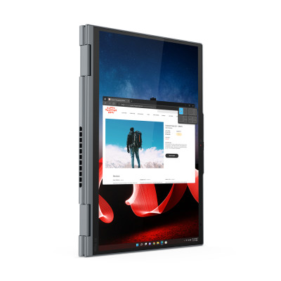 Lenovo ThinkPad X1 Yoga. Hybrid (2-in-1),  Convertible (Ordner). Intel®  i7-1355U. 35,6 cm (14"),  WUXGA, Display-Auflösung: 1920 x 1200 Pixel, Touchscreen. Speicherkapazität: 16 GB,  LPDDR5-SDRAM. 512 GB, SSD. Mobilfunknetzgenerierung: 4G. Windows 11 Pro