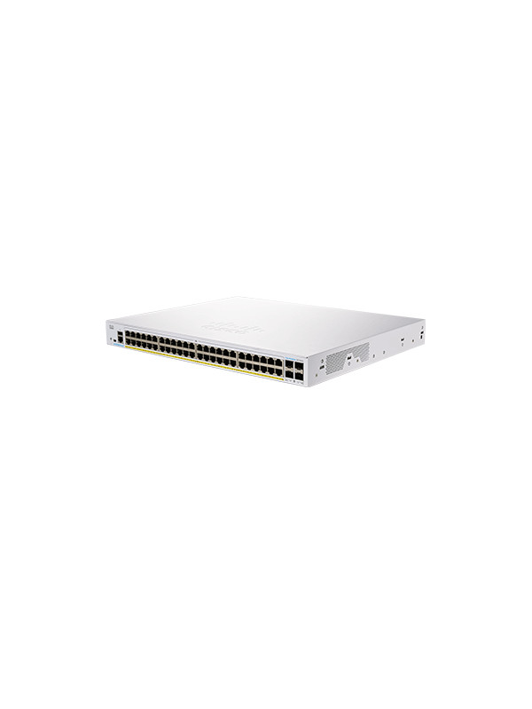 Cisco CBS350-48FP-4G-EU - Managed - L2/L3 - Gigabit Ethernet (10/100/1000) - Rack-Einbau Business 350 switch - 48 10/100/1000 PoE+ ports with 740W power budget - 4 10 Gigabit SFP+ - internal power - EU