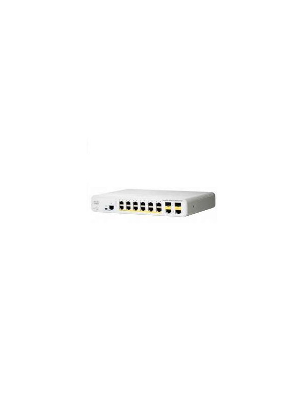 Cisco 3560-C - Managed - L2 - Power over Ethernet (PoE) - Rack-Einbau 12x 10/100 Fast Ethernet - 2x Dual Purpose Uplink - IP Base - 4.8 mpps - 124W - 1.86 kg