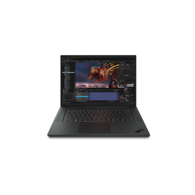 Lenovo ThinkPad P1 Gen 6. Mobiler Arbeitsplatz,  Intel®  i7-13700H. 40,6 cm (16"),  WQXGA, Display-Auflösung: 2560 x 1600 Pixel. Speicherkapazität: 32 GB,  DDR5-SDRAM. 1 TB, SSD. Intel Iris Xe Graphics, Dediziertes  RTX 2000 Ada. Windows 11 Pro. Schwarz L