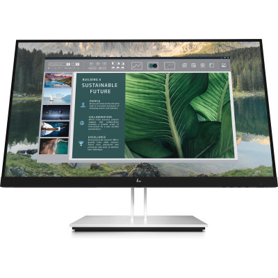 HP E24U G4 USB-C Display, 23.8" FHD (1920x1080), 16:9, IPS 250 nits, USB-C 3.2 Gen 2 65 Watt Power Delivery, 93 PPI, HP Eye Ease, USB-C 3.2 Gen 2 65W, DP 1.2 in, DP 1.2 Out, HDMI, 4x USB-A 3.2 Gen 1, Single Power On, 99% sRGB, Height Adjustable 150mm, Til