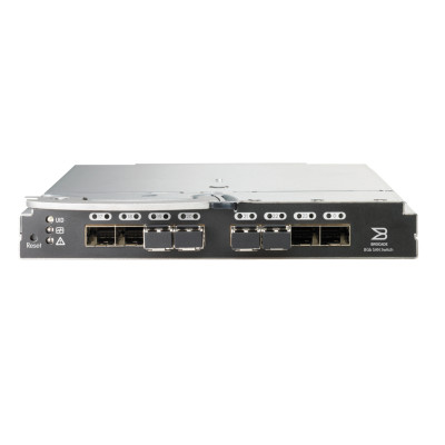 HPE Brocade 8Gb SAN Switch 8/24c - Switch - verwaltet HPE Renew Produkt,  16 x 8GB Fibre Channel (Rückwandplatine) + 8 x 8Gb Fibre Channel SFP+ - Plugin-Modul - für ProLiant c3000
