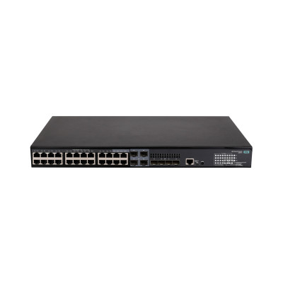 HPE FlexNetwork 5140 24G PoE+ 4SFP+ EI - Managed - L3 - Gigabit Ethernet (10/100/1000) - Power over Ethernet (PoE) - Rack-Einbau - 1U HPE Renew Produkt,  Switch