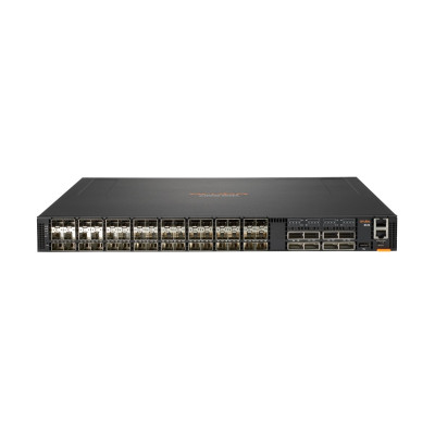 HPE a Hewlett Packard Enterprise company Aruba 8325-48Y8C - Managed - L3 - Keine - Rack-Einbau - 1U HPE Renew Produkt,  48p - 25G - SFP/+/28 - 8p - 100G - QSFP+/28 - 6 Back-to-Front-Lüfter und 2 PSU – Bundle