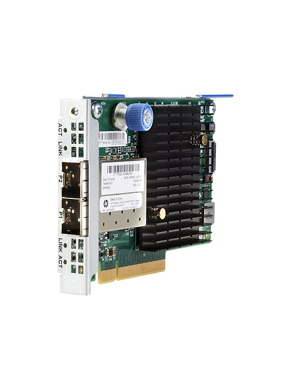 HPE FlexFabric 10Gb 2-port 556FLR-SFP+ - Eingebaut - Kabelgebunden - PCI Express - Faser - 10000 Mbit/s HPE Renew Produkt,  Adapter