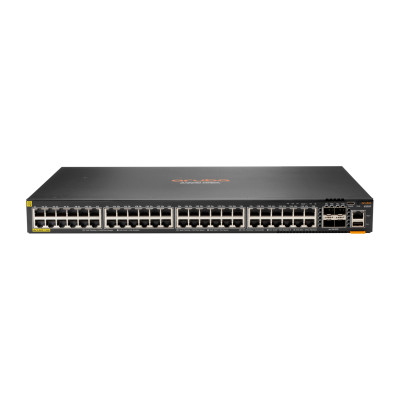 HPE 6200F 48G Class4 PoE 4SFP+ 370W - Managed - L3 - Gigabit Ethernet (10/100/1000) - Power over Ethernet (PoE) - Rack-Einbau - 1U HPE Renew Produkt,  370 W Switch