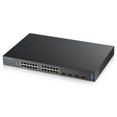 ZyXEL XGS2210-28 - Switch - verwaltet 24 x 10/100/1000 + 4 x 10 Gigabit SFP+ - an Rack montierbar