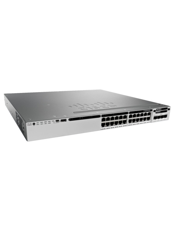 Cisco Catalyst WS-C3850-24T-L - Managed - L3 - Gigabit Ethernet (10/100/1000) Stackable 24 10/100/1000 Ethernet ports - mit 350WAC - 1 RU