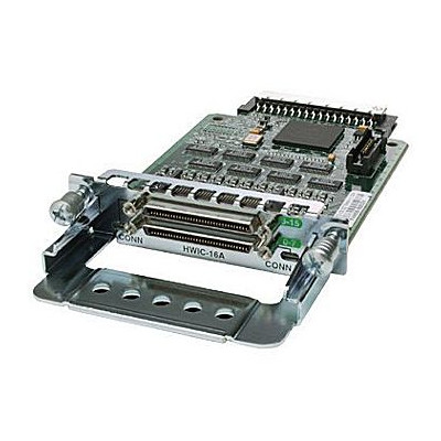 Cisco 16-Port Asynchronous High-Speed WAN Interface Card - CardBus - 0,2304 Mbit/s - RS-232 - Verkabelt - Plug-in - 230.4 Kbps Router - PCMCIA/CardBus - 0 Gbps - 16-Port - ATM - Ethernet - RS-232 - RS-232 - Plug-In Modul