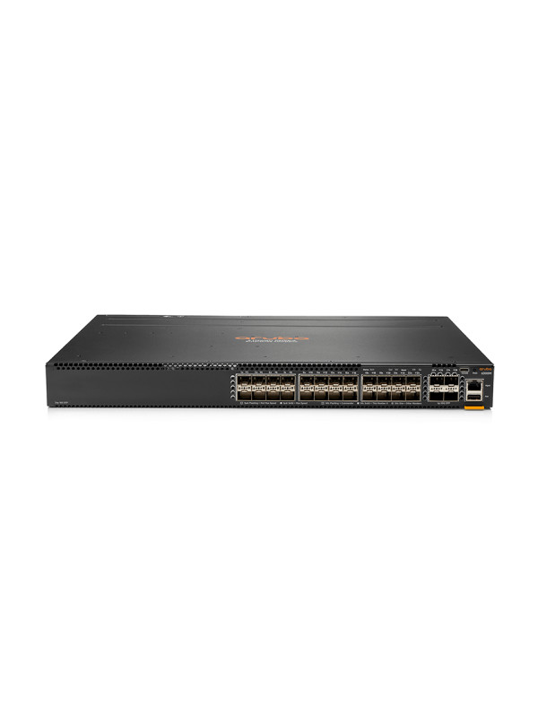 HPE CX 6300M - Managed - L3 - Keine - Rack-Einbau 880 Gbps - 660 Mpps - 24x 1G/10G SFP+ - 4x 1/10/25/50G SFP - USB C  - OOBM - USB A  - 44x442x385 mm