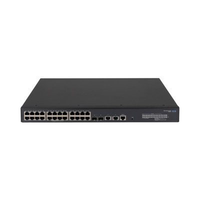 HPE FlexNetwork 5140 24G POE+2SFP+2XGT EI - Managed - L3 - Gigabit Ethernet (10/100/1000) - Power over Ethernet (PoE) - Rack-Einbau - 1U Switch