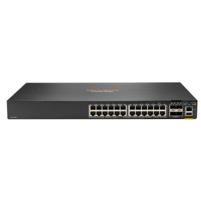HPE CX 6200F 24G Class-4 PoE 4SFP+ 370W - Managed - L3 - Gigabit Ethernet (10/100/1000) - Power over Ethernet (PoE) - Rack-Einbau - 1U Networking CX 6200F 24G Klassse 4 PoE 4SFP+ 370 W Switch
