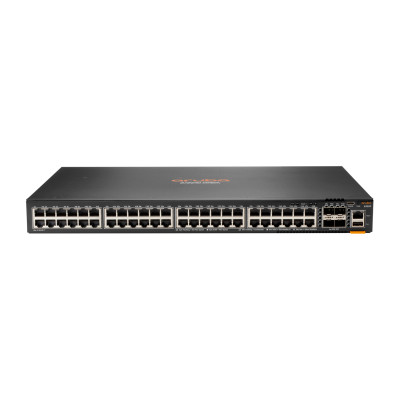 HPE 6300F 48-port 1GbE & 4-port SFP56 - Managed - L3 - Gigabit Ethernet (10/100/1000) - Rack-Einbau - 1U Switch mit 48 Anschlüssen 1GbE und 4 Anschlüssen SFP56