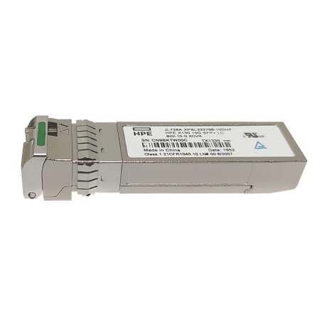 HPE FiberX 10G SFP+ LC BiDi, 10km, 10000 Mbit/s, SFP+, LC, 2 Netzwerkports, Faseroptik, 130x35,1x15mm