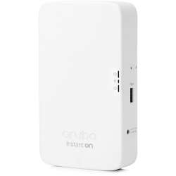 HPE AP11D Access Point Bundle, 1167 Mbit/s, 300 Mbit/s, 867 Mbit/s, 10/100/1000 Mbit/s, WPA2/WPA3, Table/Wall mount, White, Kensington lock, Internal antenna, Directional, 6.2 dBi gain, 150x86x40 mm