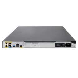 HPE Gigabit Ethernet Router, 3-Port, IPSec, VPN, UMTS (WCDMA), Rack-Modul, 1 HE, 1000 MHz Prozessortakt, 256 MB Flash-Speicher, 2000 MB Speicherkapazität, Grau