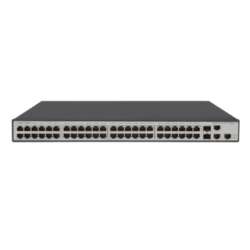 HPE NetConnect 1950 48G 2SFP+ 2XGT Switch, Managed L3, Gigabit Ethernet, Rack-Einbau, 1U, 48 RJ-45 Ports, 2 SFP Module, RJ-45 Console Port, 16384 MAC-Adressen, 176 Gbit/s Kapazität