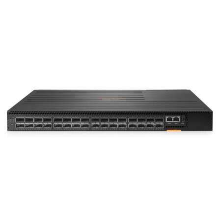 HPE 8320, L3 Managed Switch, 32x 40G QSFP+ Ports mit X472, 5 Lüftern und 2 Netzteilen, Rack-Einbau, 1U. USB 2.0, RJ-45 Konsole, 98304 MAC-Adressen, 2500 Gbit/s Routing/Switching-Kapazität, IEEE 802.1Q/ab/ak/p/s/w/ad/ae/ba/x/z.