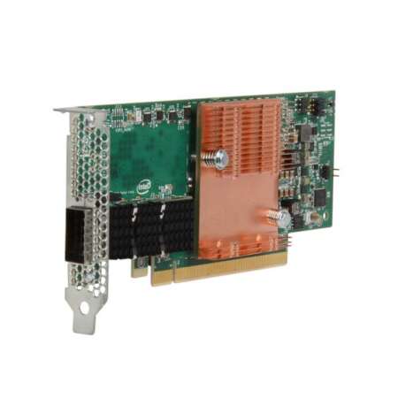 HPE OP101 QSFP28 x16 PCIe Gen3 Adapter, 100 Gbit/s, Intel Omni-Path-Architektur, 1 Anschluss, Faser, PCI Express, 829335-B21