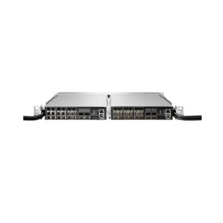 HPE 25GbE Switch, 18 SFP28, 4 QSFP28, Power to Connector, Airflow Half Width, RJ-45 Ethernet Ports: 18