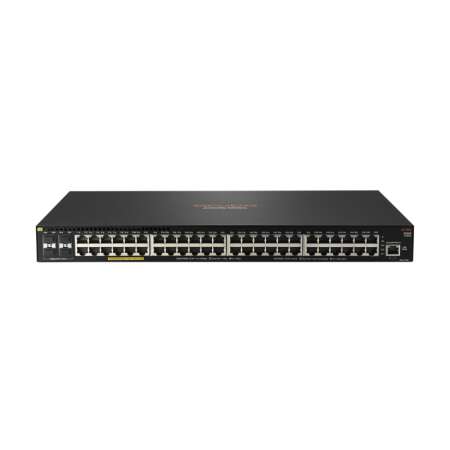 HPE 2930F 48G PoE+ 4SFP+ 740W TAA, Managed, L3, Gigabit Ethernet, PoE, Rack-Einbau, 1U, 48 Ports, vollduplex, 176 Gbit/s, IEEE 802.3, ab, at, u