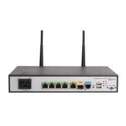 HPE MSR954-W 1GbE SFP (WW) 2GbE-WAN 4GbE-LAN Wireless Router, Wi-Fi 4, 2,4GHz, Gigabit Ethernet, Grau, 800 MHz, SD-Kartenkompatibilität, max. 64 GB
