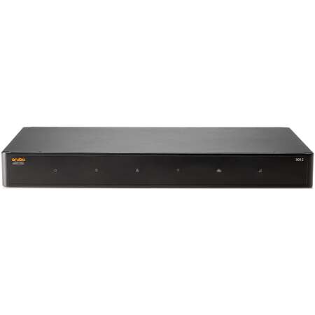 HPE 9012, 100/1000 Mbit/s, 4 Gbps, 4096 VLANs, 12x RJ-45, 6x PoE+, 2x USB 3.0, micro USB, 43.7x395x260 mm, Schwarz, Rackeinbau