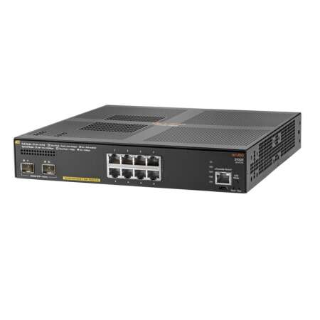 HPE Aruba 2930F 8G PoE+ 2SFP+ TAA Swch, Managed, L3, 8 Gigabit Ethernet Ports, PoE, Rack-Einbau, 1U Switch