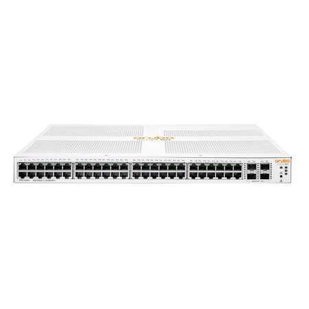 HPE Instant On 1930 48G PoE Switch, Managed, L2+, Gigabit Ethernet, 48 RJ-45 Ports, 4 SFP/SFP+, 370W PoE, Rack-Einbau, 1U