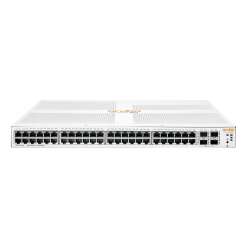 HPE Instant On 1930 48G PoE Switch, Managed, L2+, Gigabit Ethernet, 48 RJ-45 Ports, 4 SFP/SFP+, 370W PoE, Rack-Einbau, 1U