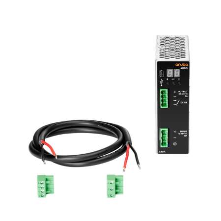 HPE JL821A - Stromversorgung - Aruba 4000i - 240 W - 12 - 48 V - 54 V - 41 mm POE Netzteil 54 VDC 240 W 12 ? 48 VAC DIN Netzteil