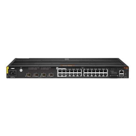 HPE 4100i Gigabit Ethernet Switch, 24x RJ-45 (20x PoE Class 4, 4x PoE Class 6), 4x SFP+, Managed L2, 128 Gbit/s, PoE, Rack-Einbau, 1U